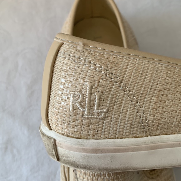 Ralph Lauren Slip On Shoes Faux Straw design - Picture 3 of 6